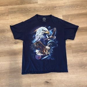 ODM Eagle Space Navy Blue T-Shirt